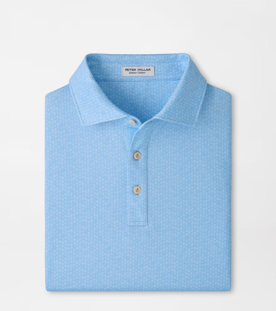Peter Millar 25th Anniversary Performance Jersey Polo: Cottage Blue