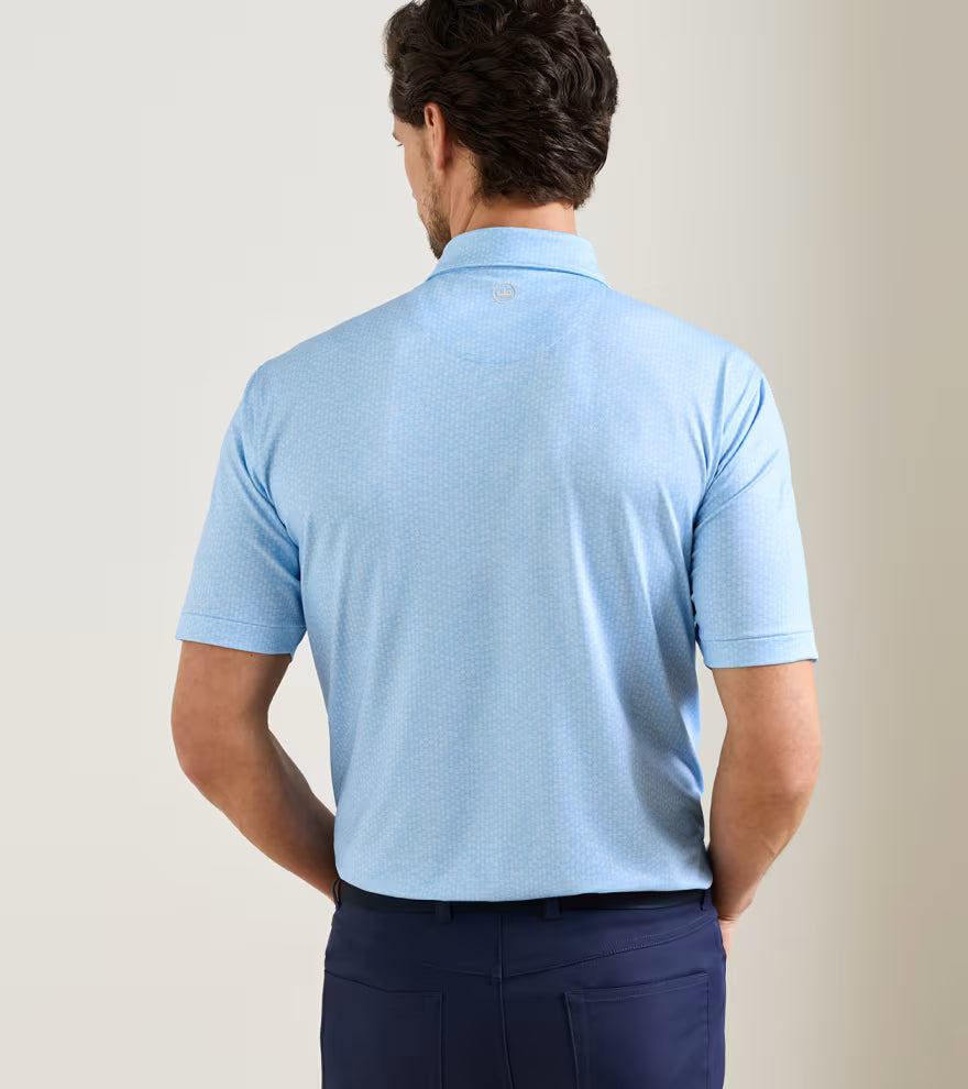 Peter Millar 25th Anniversary Performance Jersey Polo: Cottage Blue