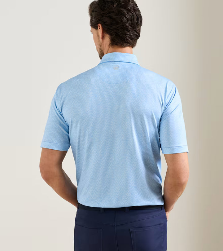 Peter Millar 25th Anniversary Performance Jersey Polo: Cottage Blue