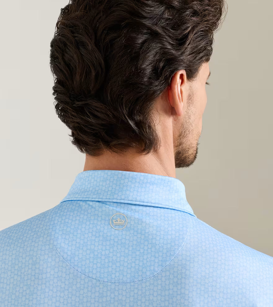 Peter Millar 25th Anniversary Performance Jersey Polo: Cottage Blue