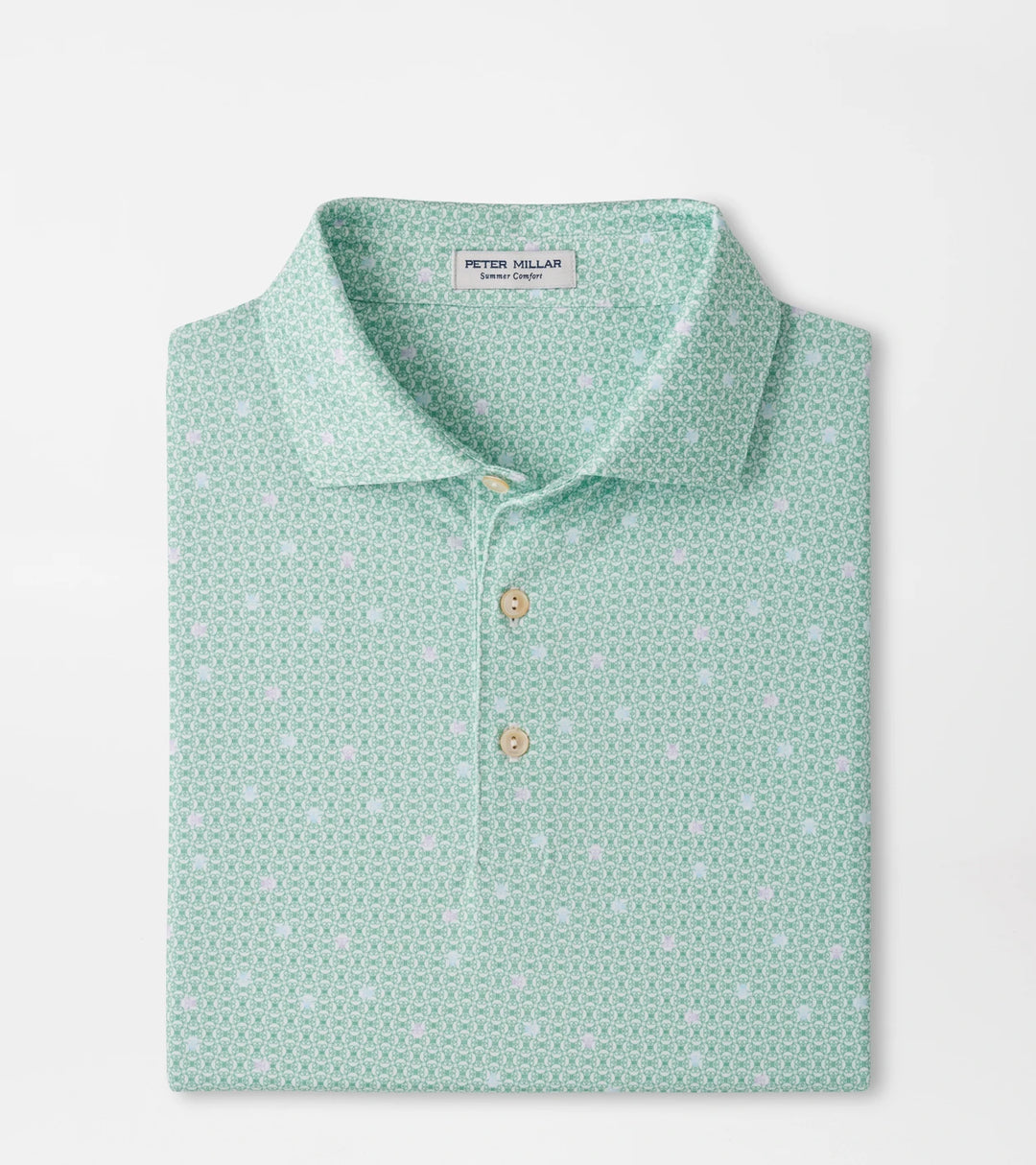 Peter Millar Skull It Performance Jersey Polo: White