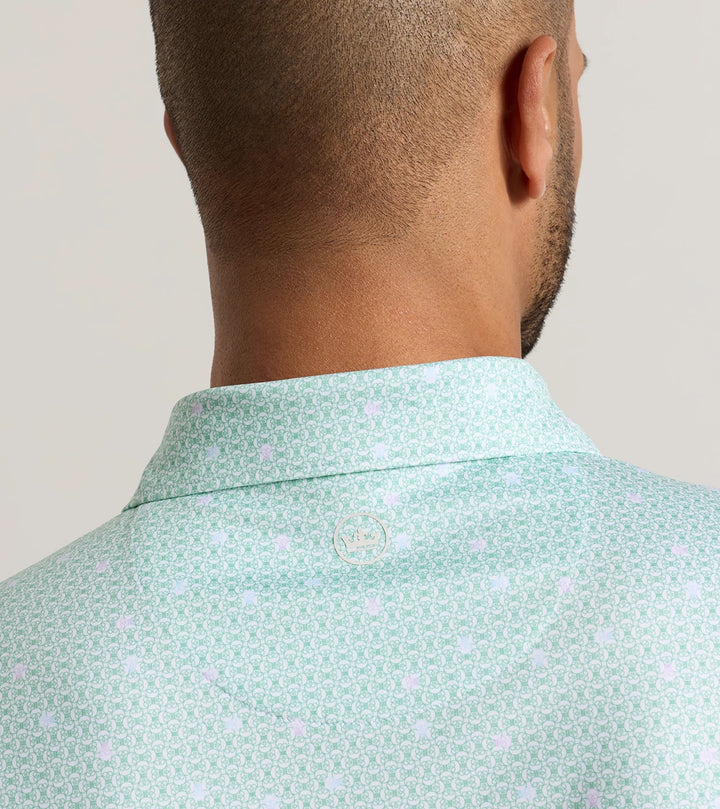 Peter Millar Skull It Performance Jersey Polo: White
