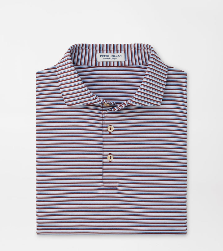 Peter Millar Brooks Performance Jersey Polo: Bordeaux