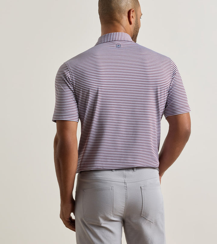 Peter Millar Brooks Performance Jersey Polo: Bordeaux