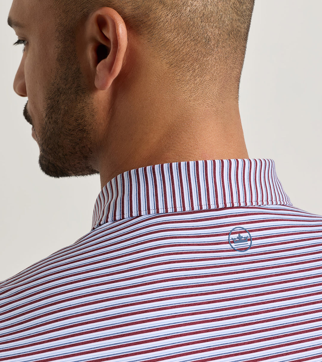 Peter Millar Brooks Performance Jersey Polo: Bordeaux
