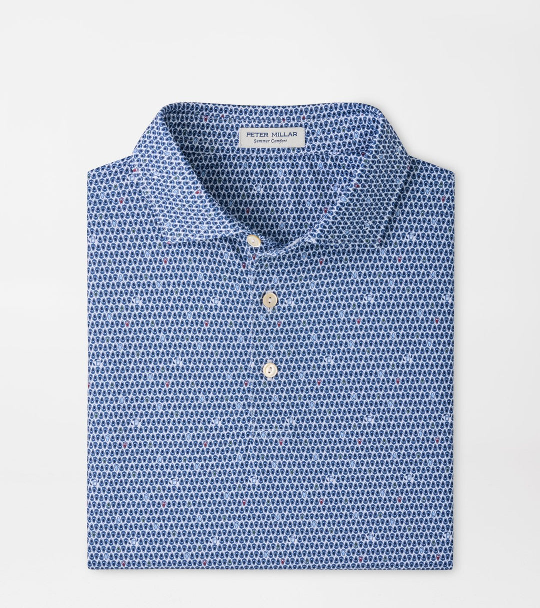 Peter Millar On the Half Shell Performance Jersey Polo: White
