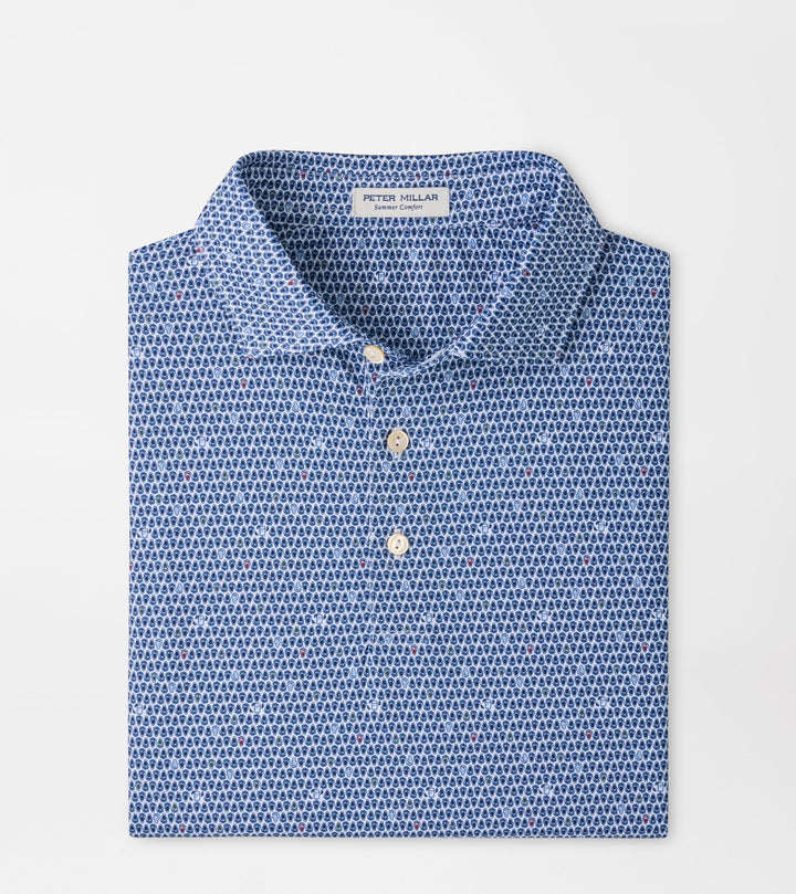 Peter Millar On the Half Shell Performance Jersey Polo: White