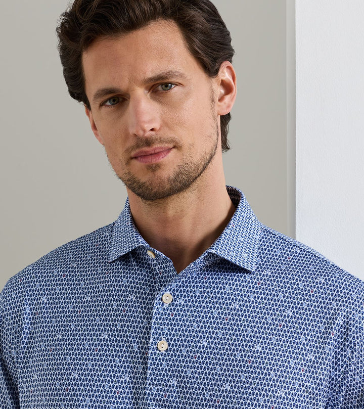 Peter Millar On the Half Shell Performance Jersey Polo: White