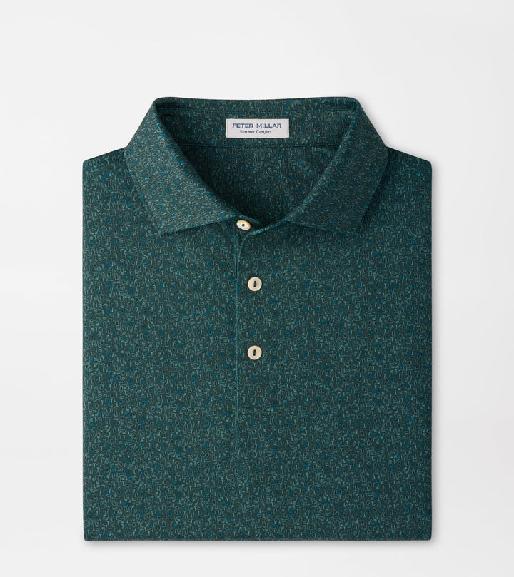 Peter Millar Transfusion Performance Jersey Polo: Pine Brook