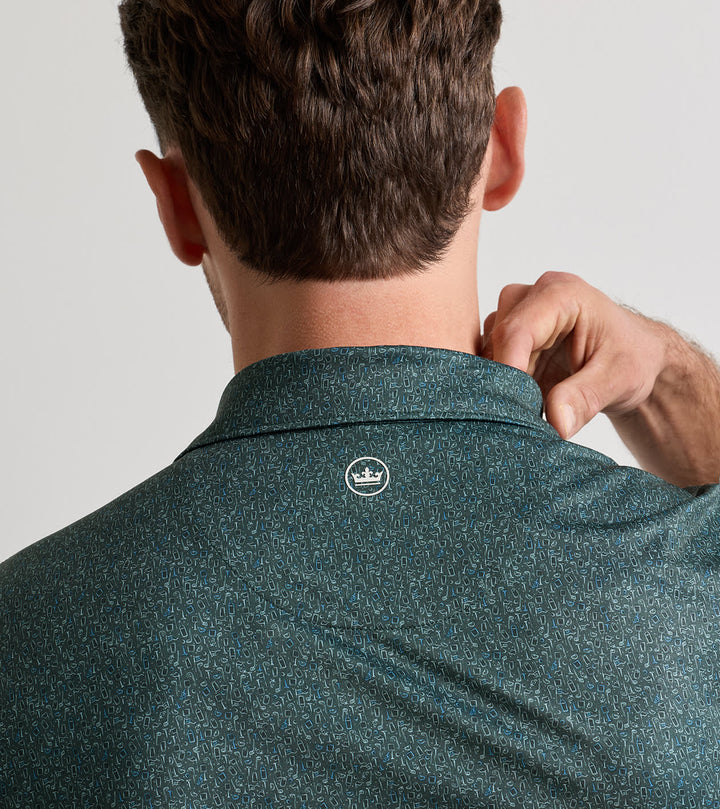 Peter Millar Transfusion Performance Jersey Polo: Pine Brook