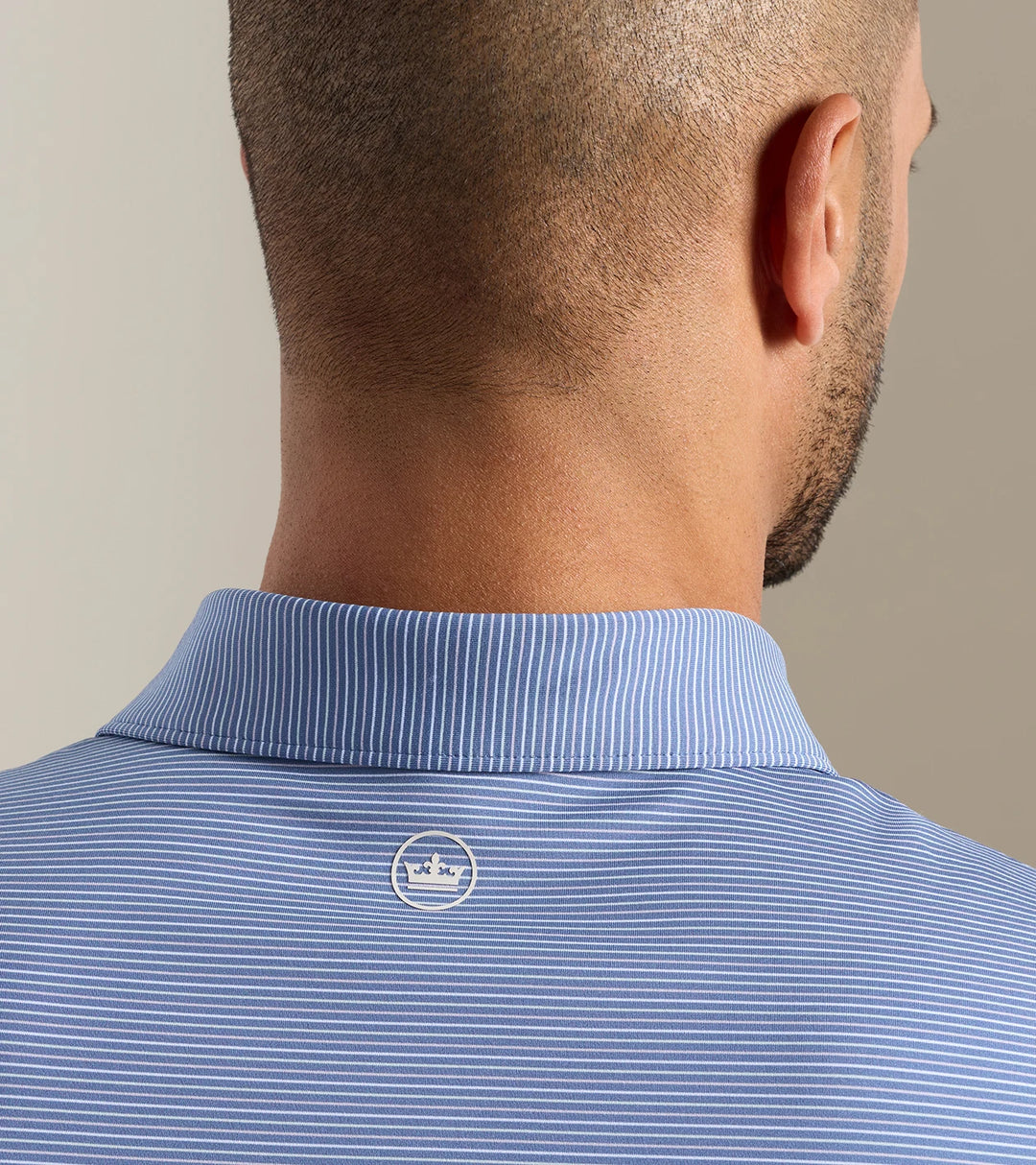 Peter Millar Pierce Performance Jersey Polo: Bali Blue