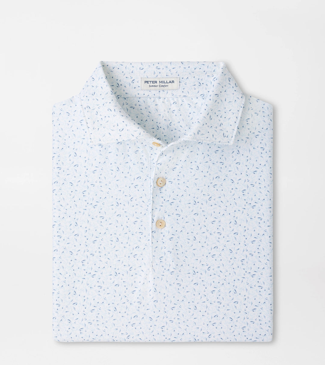 Peter Millar On The Line Performance Jersey Polo: White