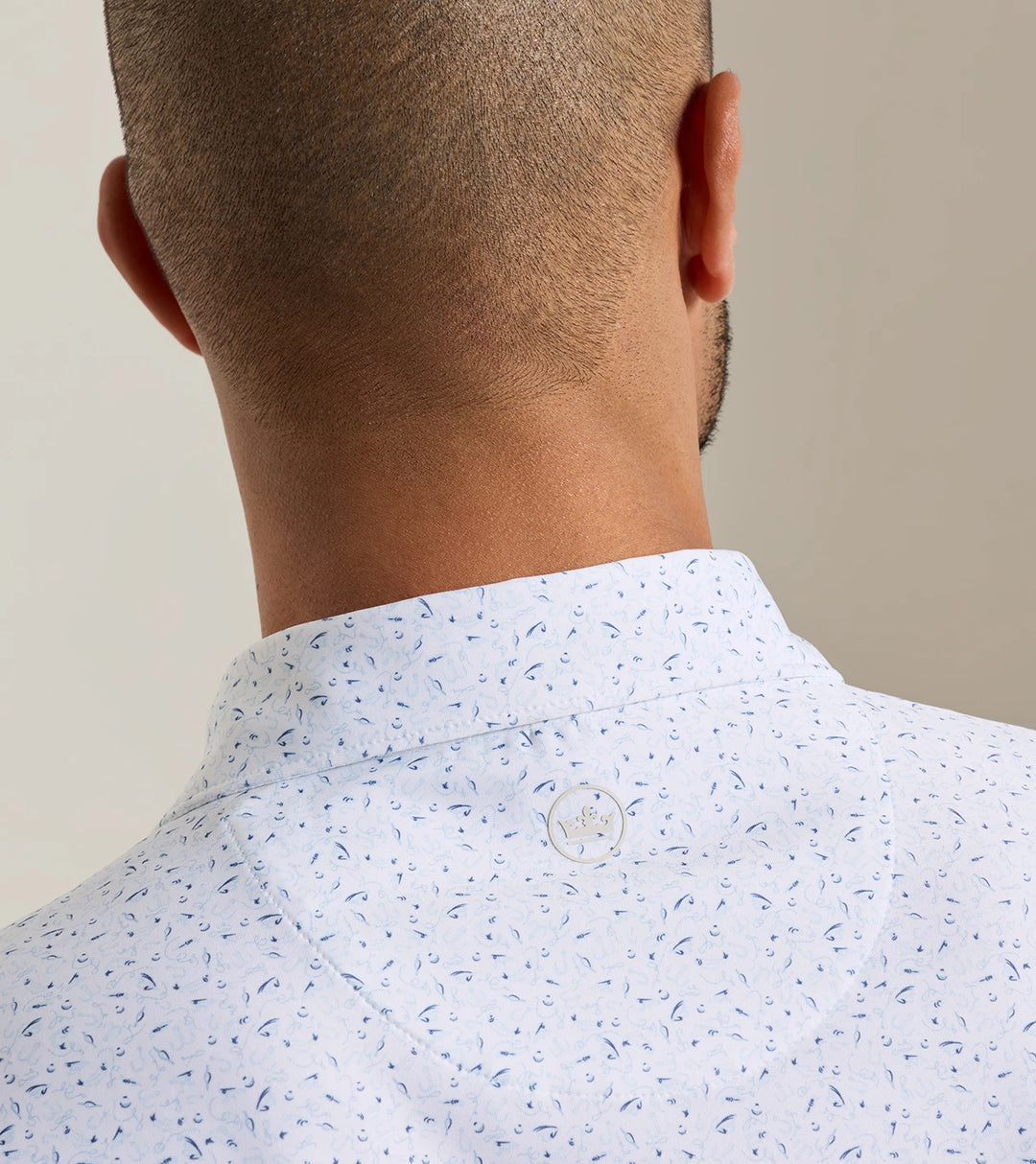 Peter Millar On The Line Performance Jersey Polo: White