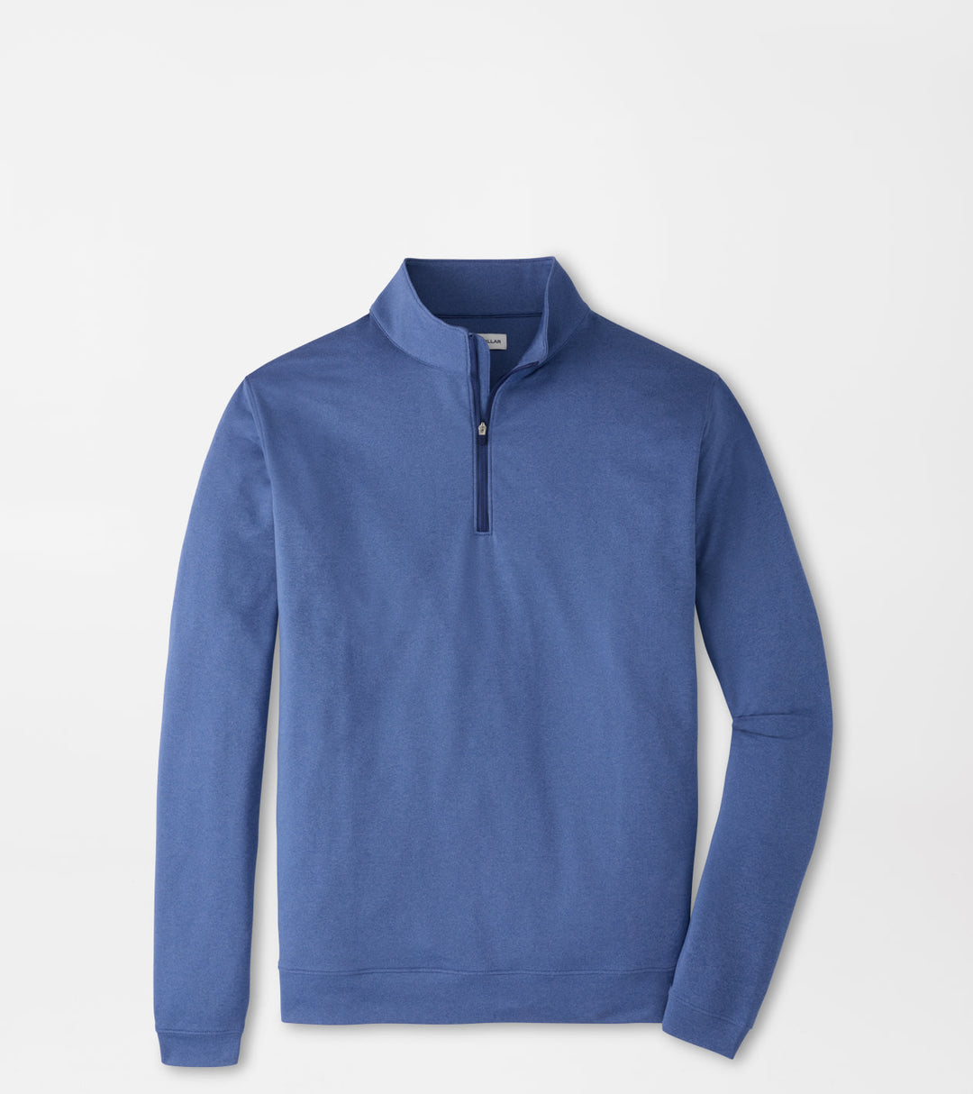 Peter Millar Perth Mélange Performance Quarter-Zip: Bali Blue