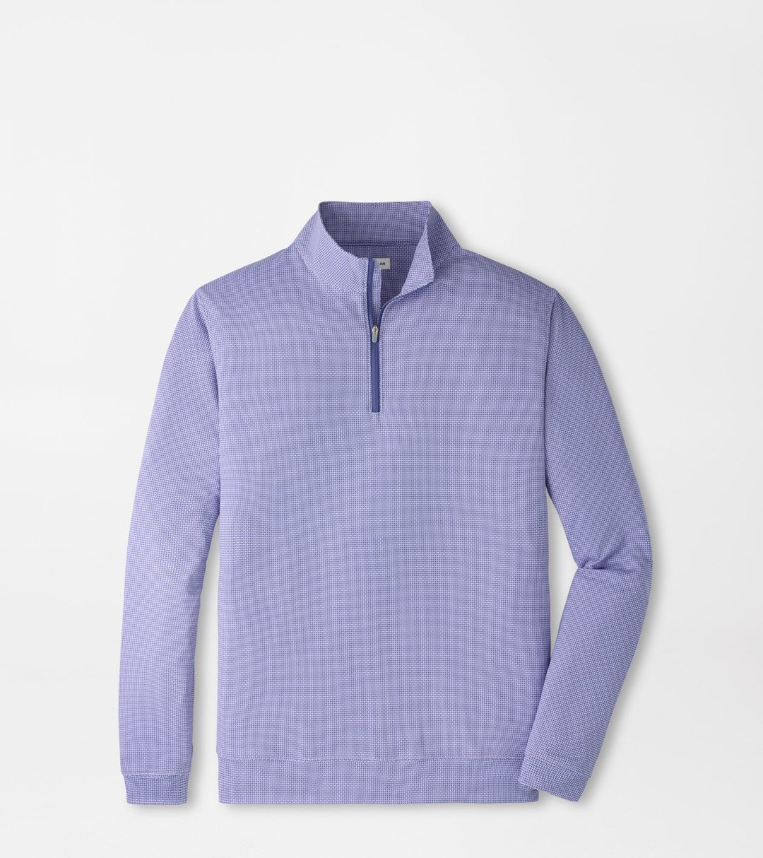 Peter Millar Perth Basketweave Performance Quarter-Zip: Garden Violet