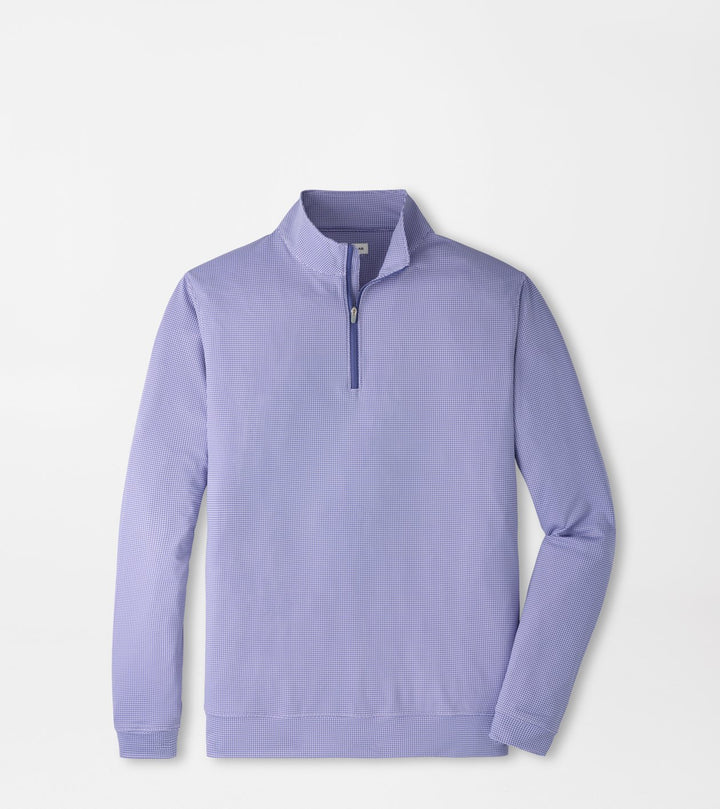 Peter Millar Perth Basketweave Performance Quarter-Zip: Garden Violet