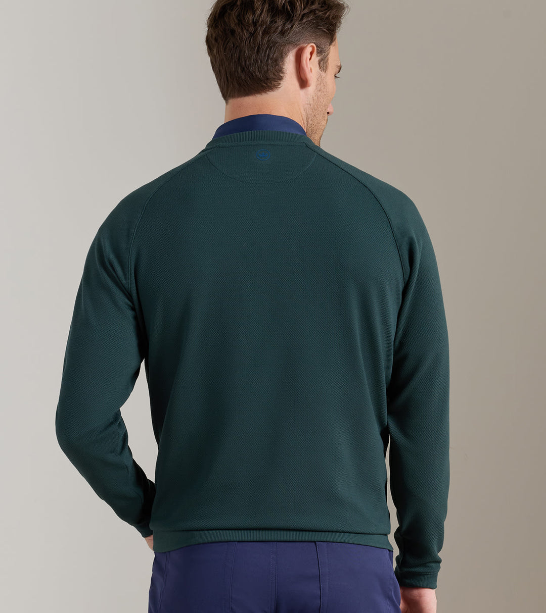 Peter Millar Cradle Piqué Performance Crewneck: Pine Brook