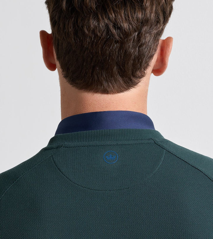 Peter Millar Cradle Piqué Performance Crewneck: Pine Brook