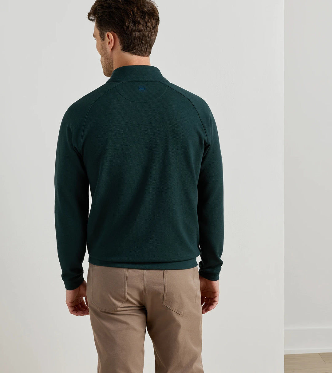 Peter Millar Cradle Piqué Performance Quarter-Zip: Pine Brook