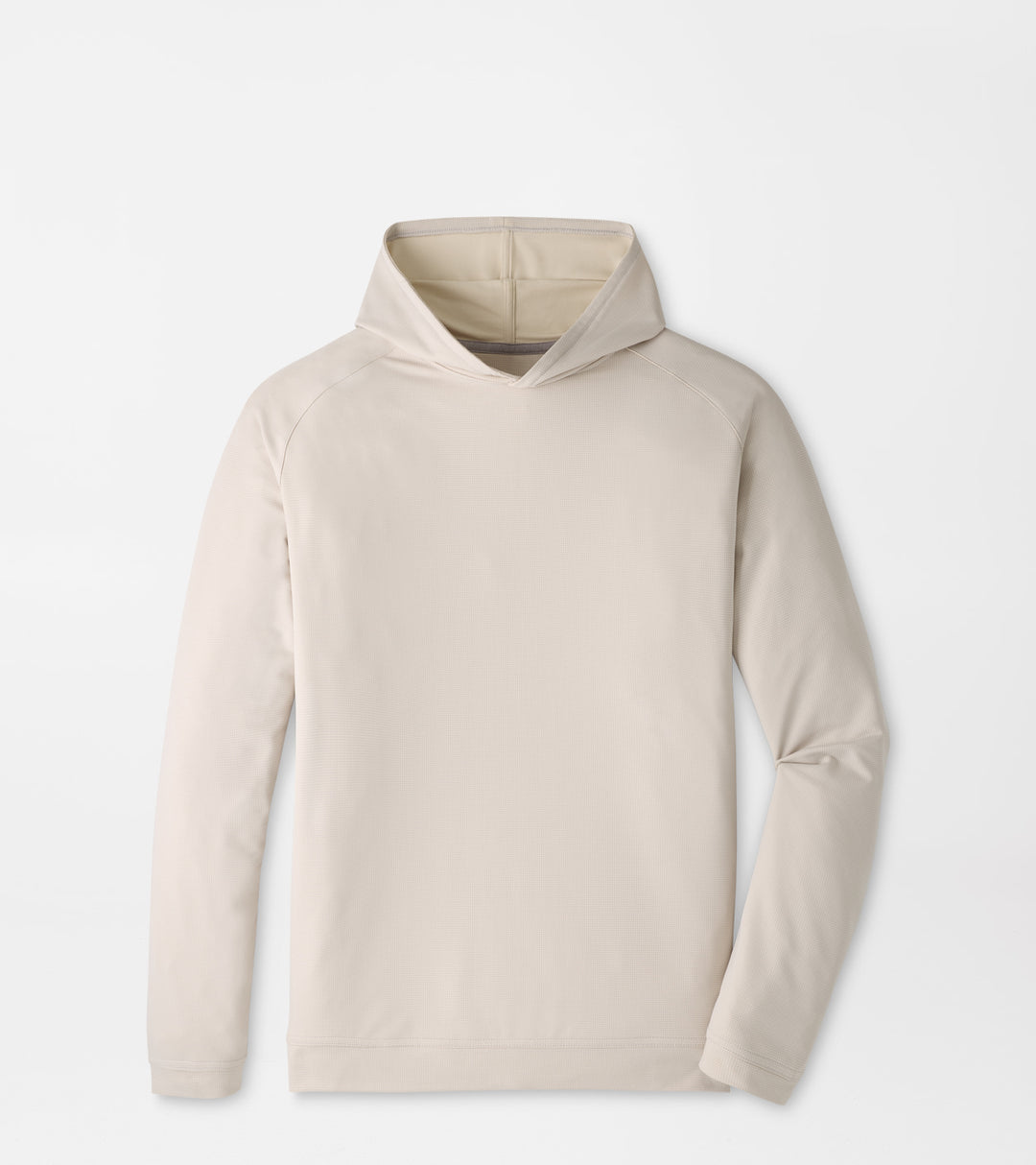 Peter Millar Pine Houndstooth Performance Hoodie: British Grey