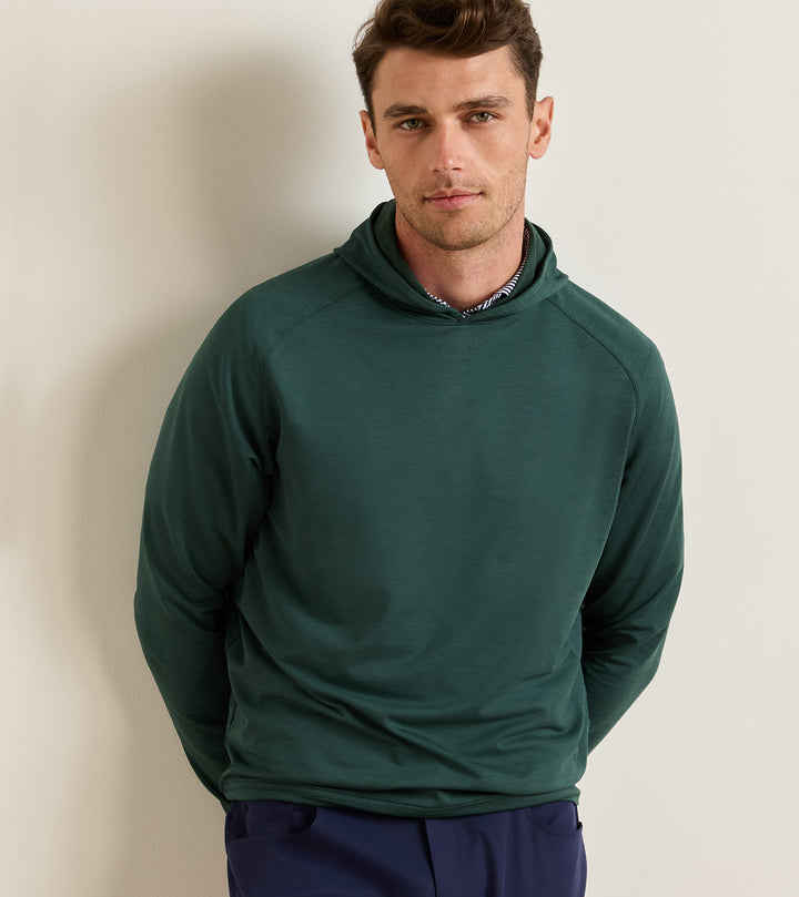 Peter Millar Pine Performance Hoodie: Pine Brook