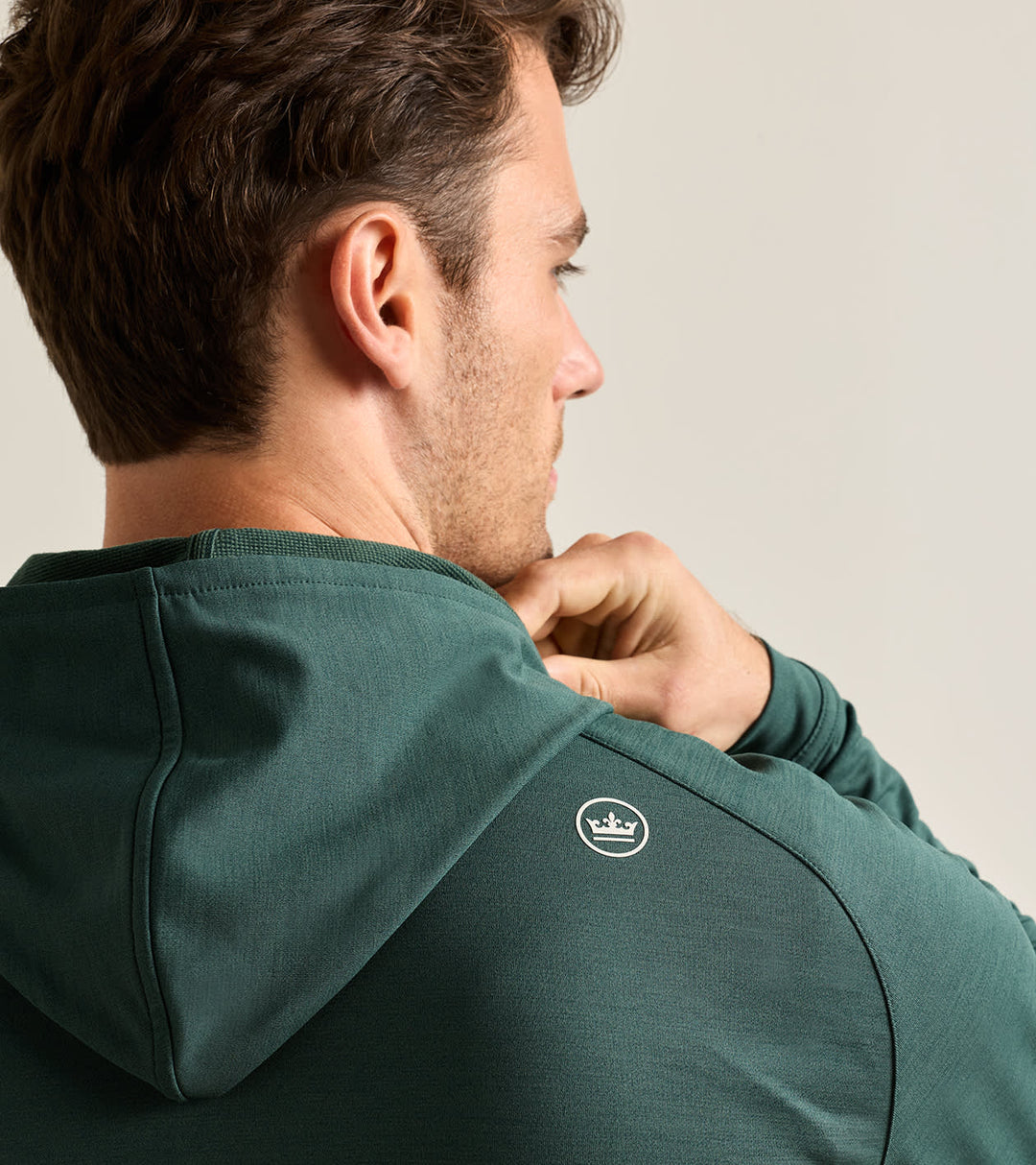 Peter Millar Pine Performance Hoodie: Pine Brook