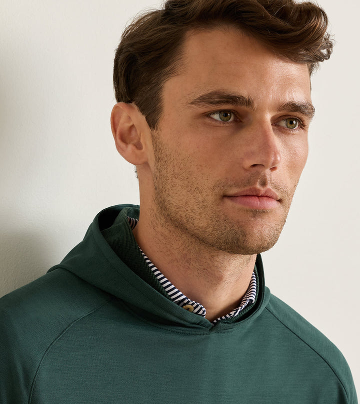 Peter Millar Pine Performance Hoodie: Pine Brook