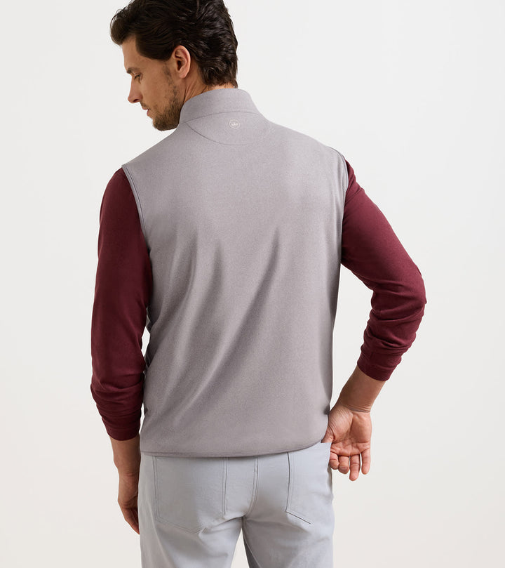 Peter Millar Ardent Air Performance Full-Zip Vest: Gale Grey