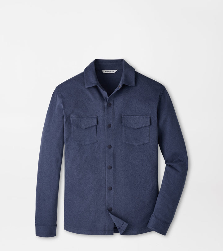 Peter Millar Ardent Air Performance Shirt Jacket: Navy