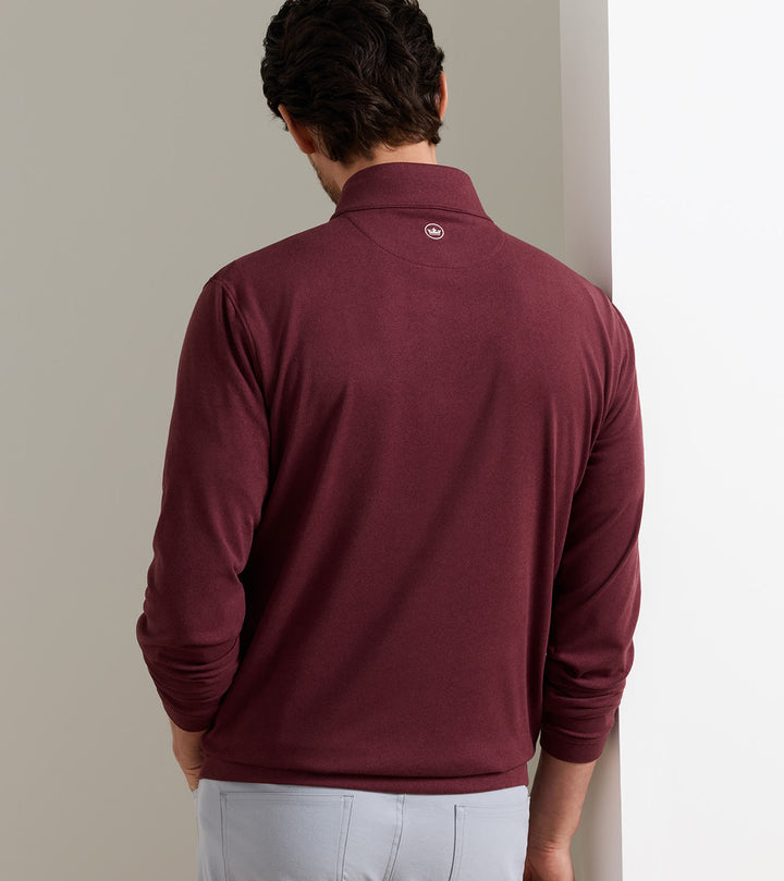Peter Millar Ardent Air Performance Quarter-Zip: Bordeaux