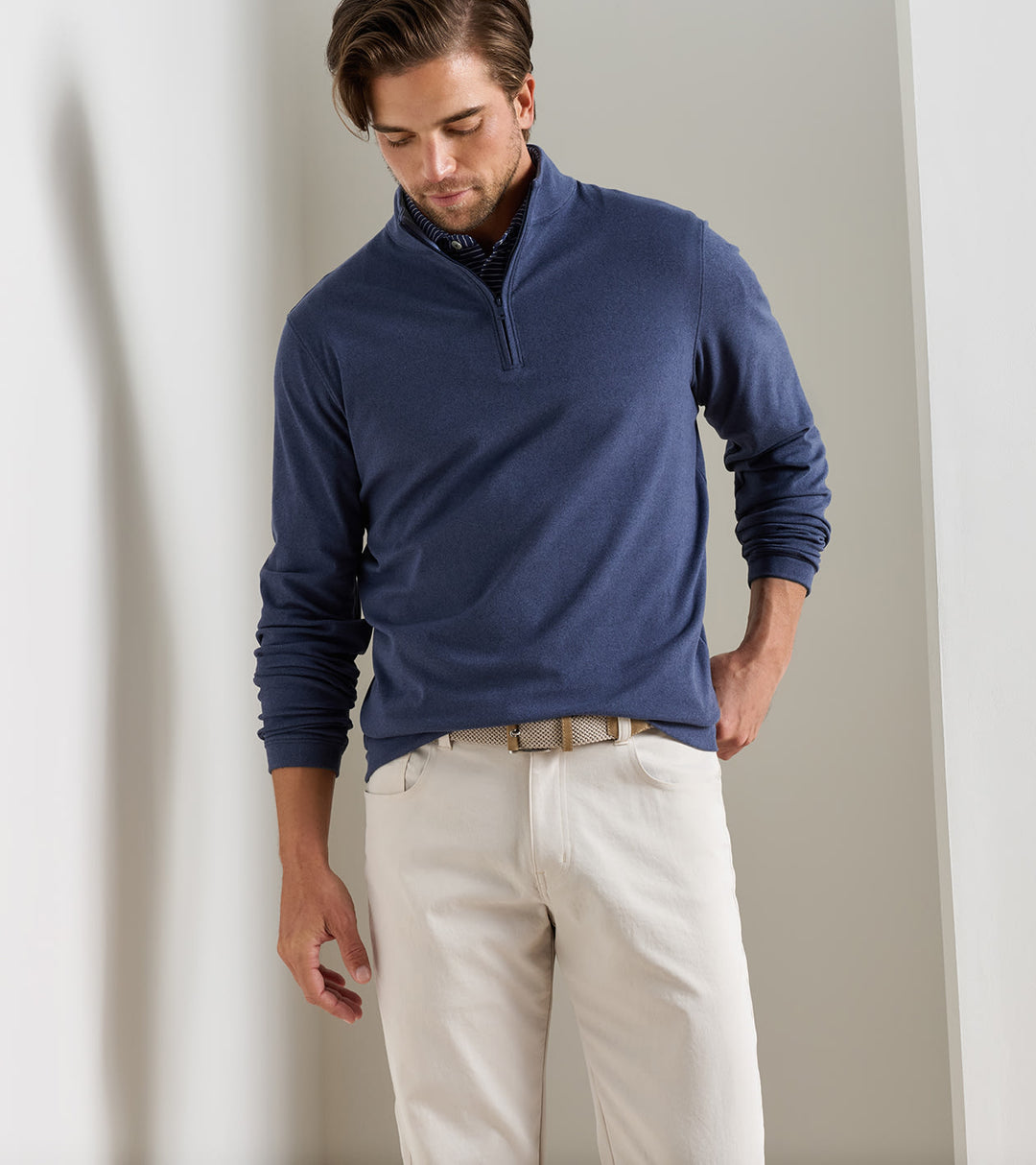 Peter Millar Ardent Air Performance Quarter-Zip: Navy