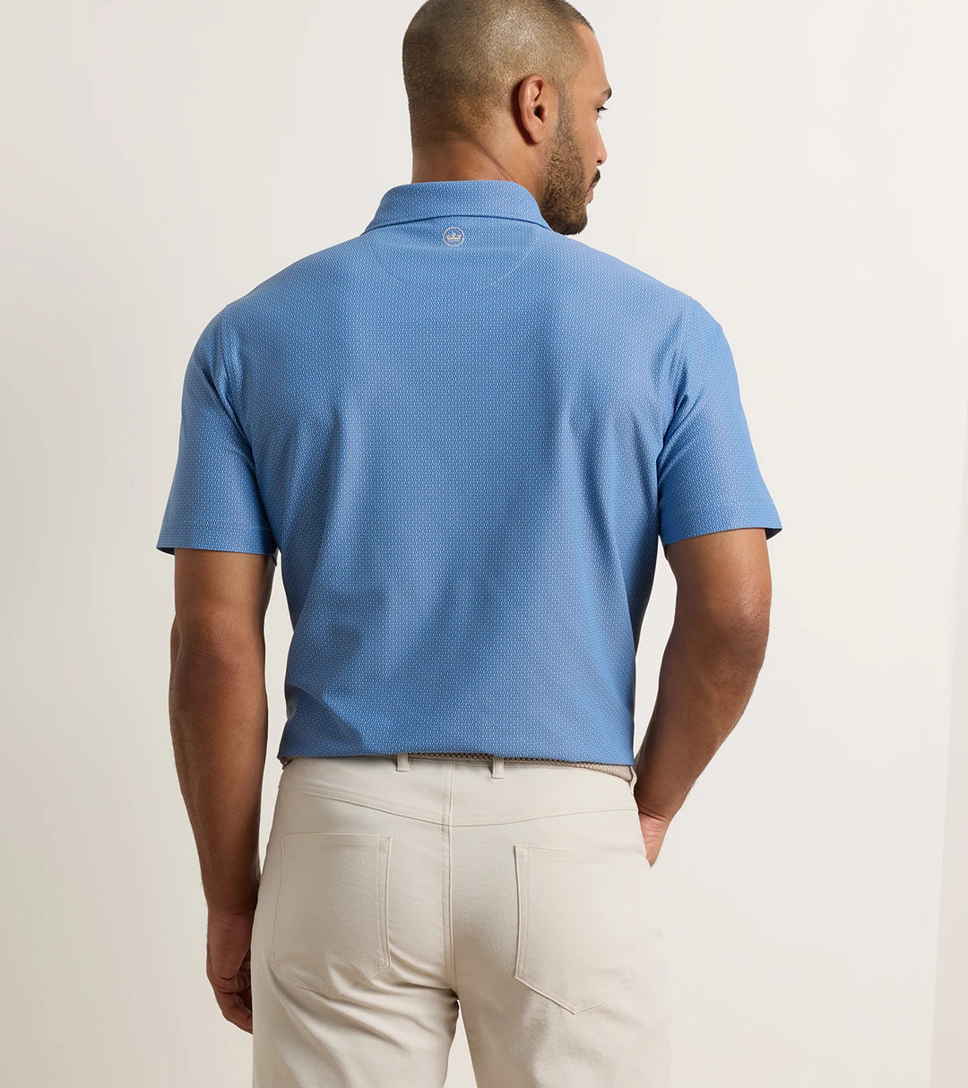 Peter Millar Currituck Performance Mesh Polo Lake Murray Dam Towers: Cottage Blue
