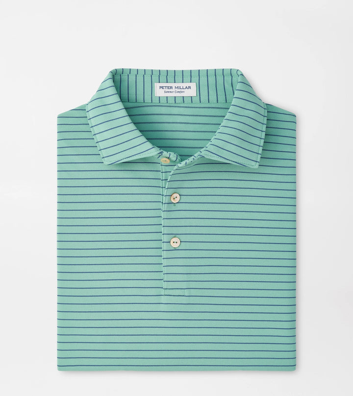 Peter Millar Winston Performance Mesh Polo: Fresh Mint