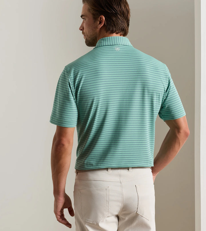 Peter Millar Winston Performance Mesh Polo: Fresh Mint