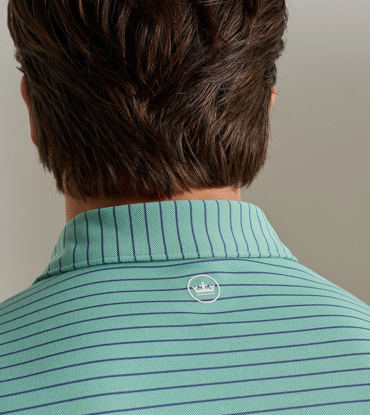 Peter Millar Winston Performance Mesh Polo: Fresh Mint
