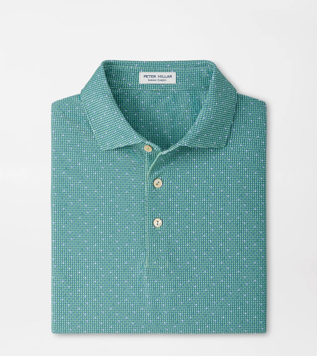 Peter Millar Dirty Martini Performance Mesh Polo: Fresh Mint