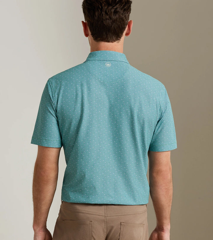 Peter Millar Dirty Martini Performance Mesh Polo: Fresh Mint