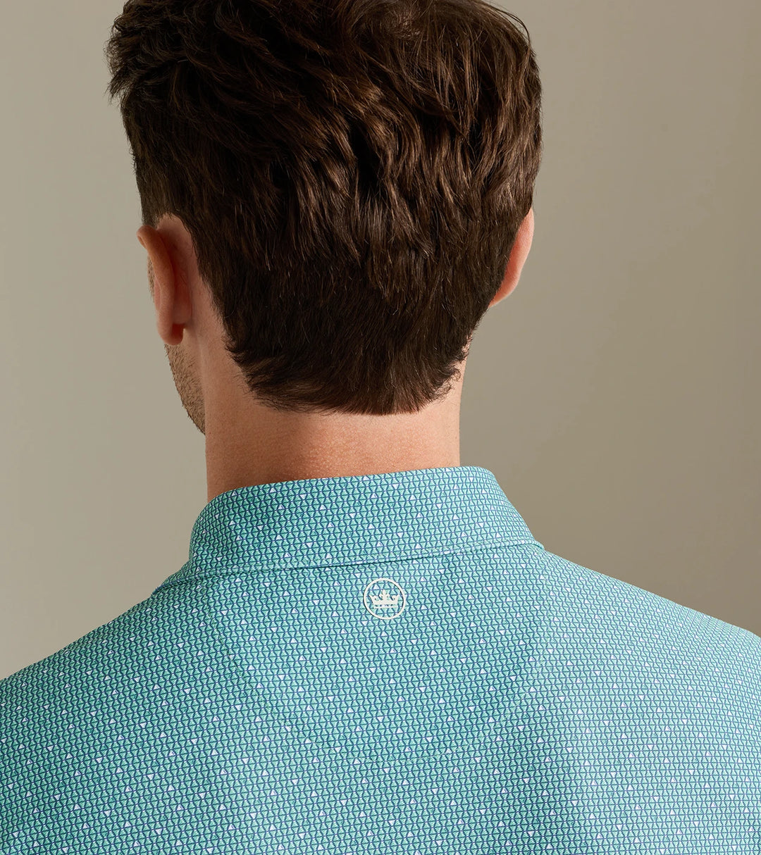 Peter Millar Dirty Martini Performance Mesh Polo: Fresh Mint