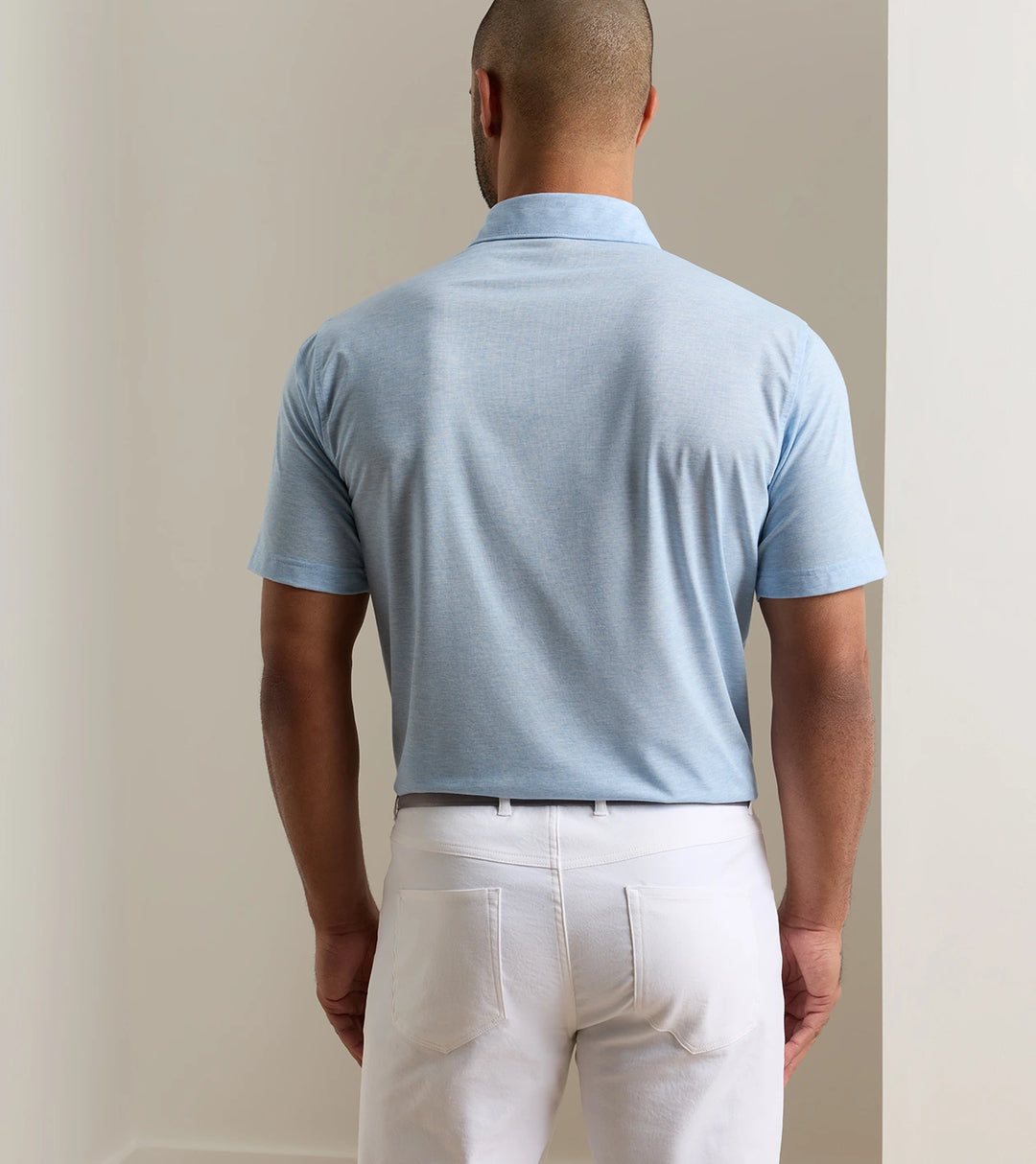 Peter Millar ETC Performance Jersey Polo: Cottage Blue