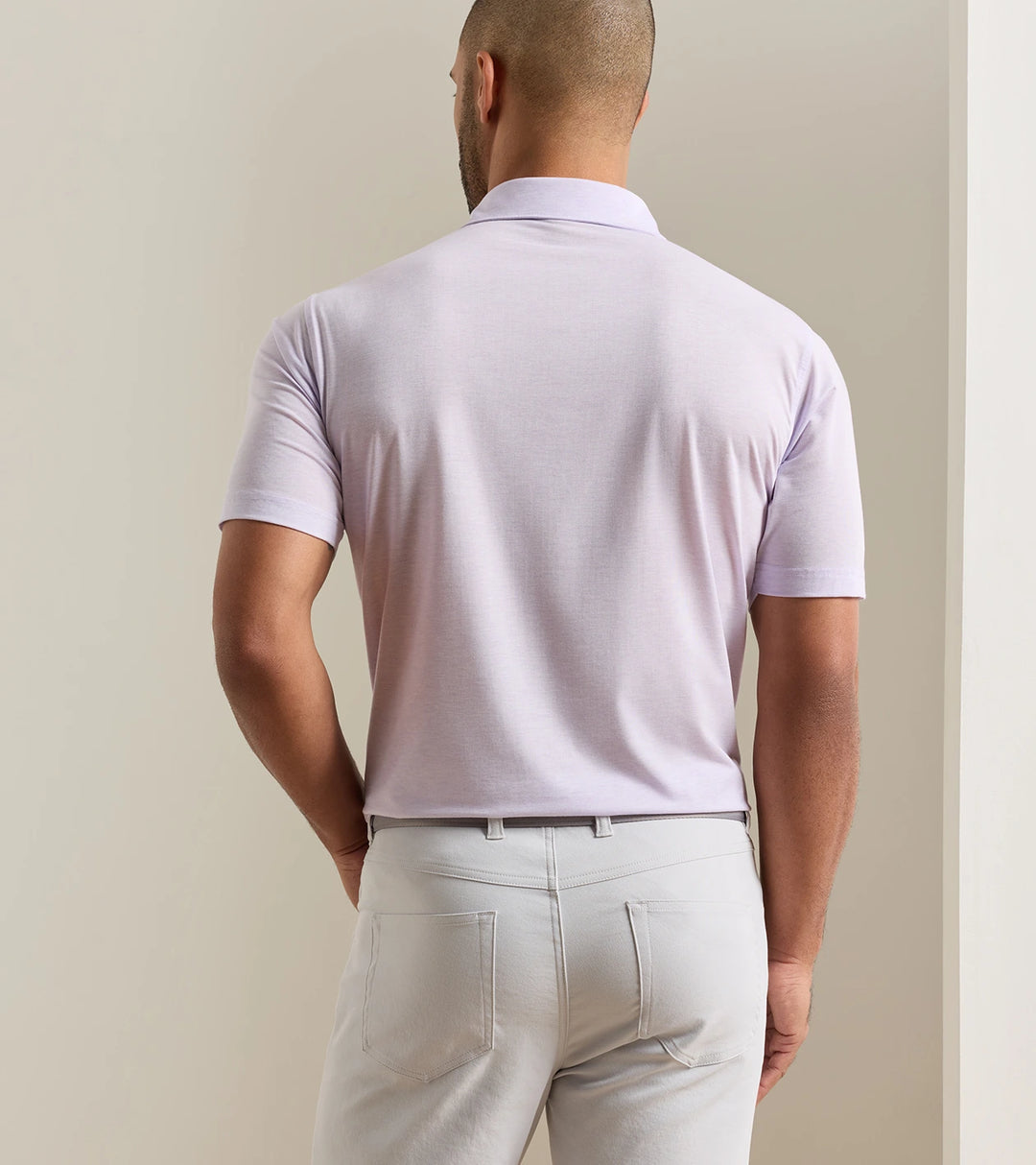 Peter Millar ETC Performance Jersey Polo: Garden Violet