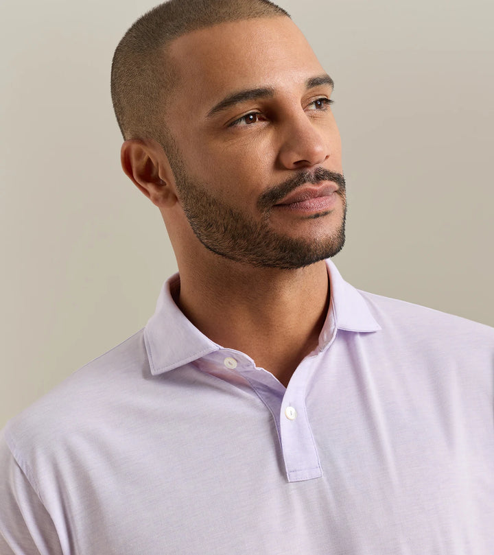 Peter Millar ETC Performance Jersey Polo: Garden Violet