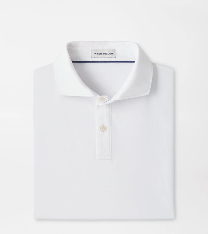 Peter Millar ETC Performance Jersey Polo: White