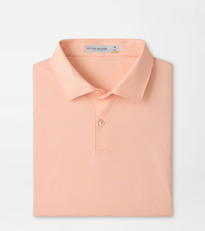 Peter Millar Featherweight Monroe Performance Polo: Papaya