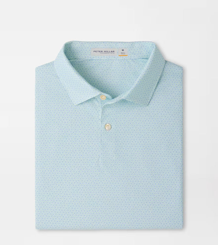 Peter Millar Featherweight Racquet Club Performance Polo: White