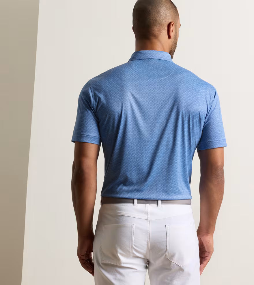 Peter Millar Featherweight Sands Performance Polo: Hyper Blue