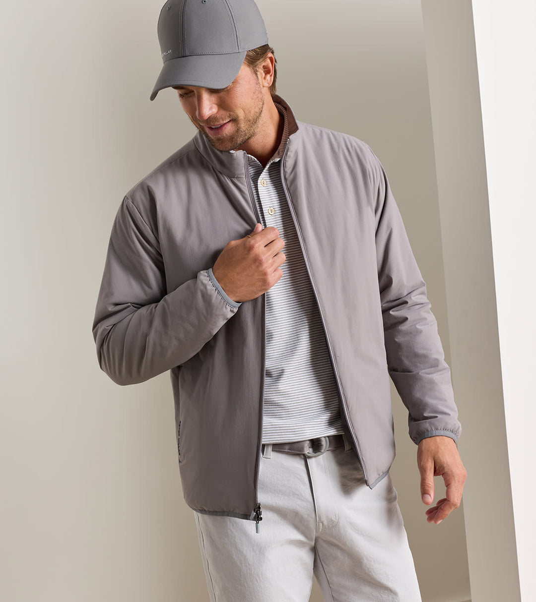 Peter Millar Ridge Jacket: Oslo Grey