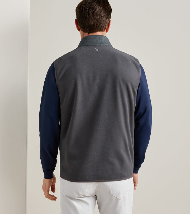Peter Millar Parks Hybrid Vest: Iridium