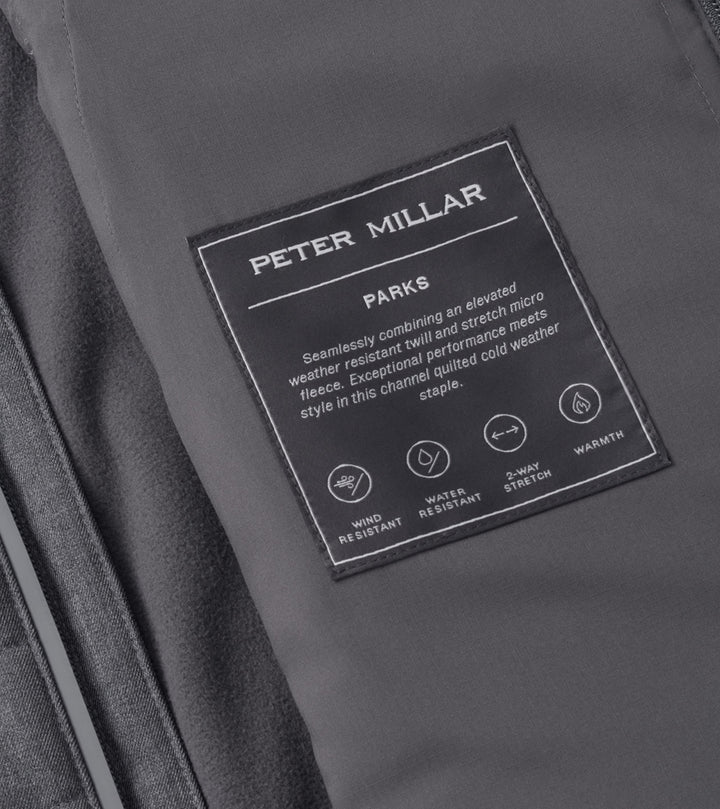 Peter Millar Parks Hybrid Vest: Iridium