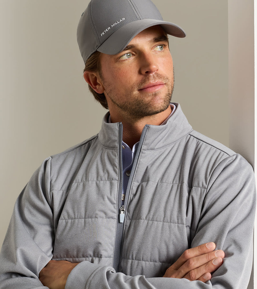 Peter Millar Merge Hybrid Jacket: Oslo Grey