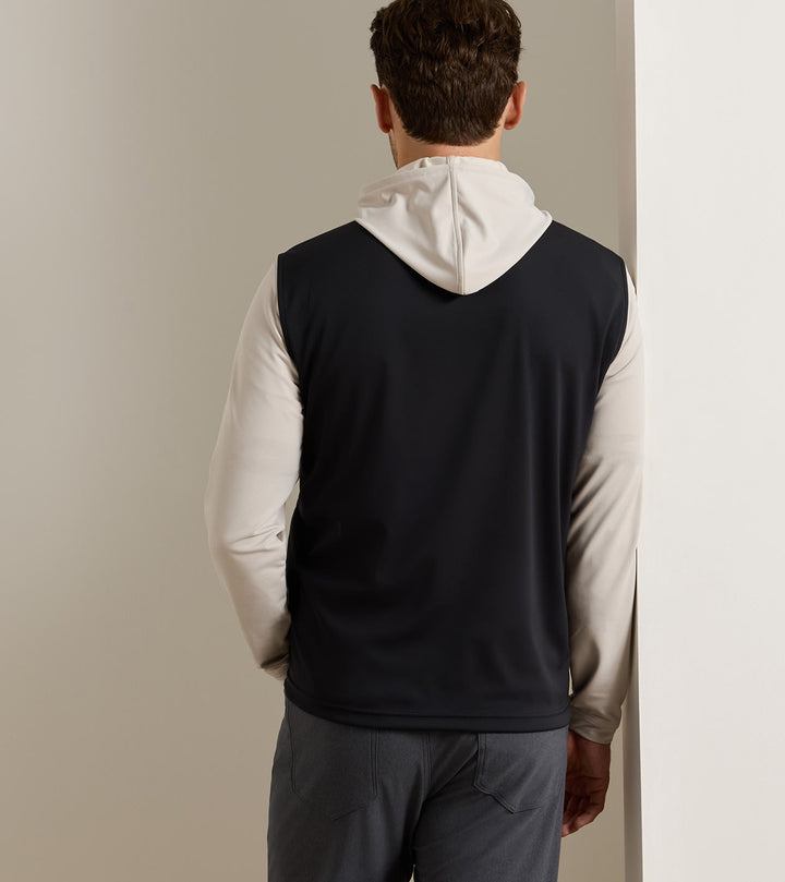 Peter Millar Fuse Hybrid Vest: Black